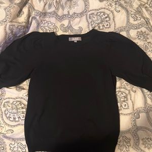 Puff sleeve sweater.